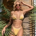 thumbnail image 4 of Traje de Baño para mujer Push Sunnimix Traje de Baño ropa de Playa Dorado M, 4 of 8