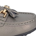 thumbnail image 4 of Boulevard Womens Tassel Action Leather Loafers, 4 of 4