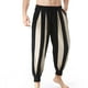 thumbnail image 4 of Pantalones largos para hombre, moda informal de patchwork, cintura elástica, bolsillos, deportivos, 4 of 9