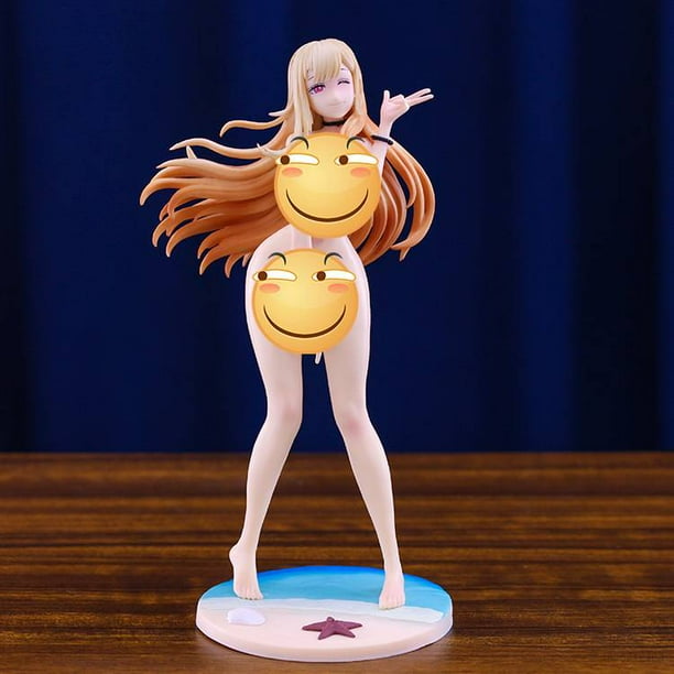 KFD My Dress-Up Darling Kitagawa Marin Figura De Acción Nude on Beach Modelo Muñecas Colecciones Decoración Del Hogar Anime Gao Jiahui unisex