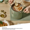 thumbnail image 3 of Deep Fryer Pan, Dishwasher Safe Oil Frying Pot Heat Resistant Anti Sticking 3L Transparent Cover Comfortable Grip Versatile with Filter Basket for Camping, 3 of 7