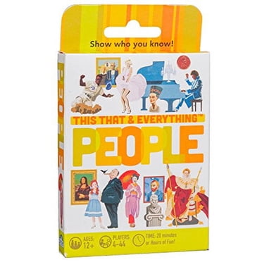 This That & Everything People Edition - Party Card Game For 4+ Players, Ages 12+