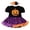 Black, variant on TIWEKE Cute Girls Halloween Outfit Set Pumpkin Print Jumpsuit with Mesh Skirt for Toddler Party Dress for Daily Wear - for for 12-24 Months