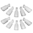thumbnail image 1 of relayinert 10pcs Reusable Nail Art Gel Polish Remover Removal Caps Nail Soak Off Clips Caps Transparent 1Set, 1 of 6