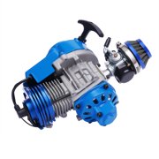 Peakora 2 Stroke High-Performance Engine Motor 2 Stroke 49cc 50cc High-Performance Engine Motor Pull Start Engine Motor for 49cc 50cc Pocket/Mini Dirt Bike