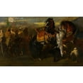thumbnail image 3 of Otto von Faber du Faur 14x10 Black Modern Framed Museum Art Print Titled - Bedouin Riders, 3 of 5