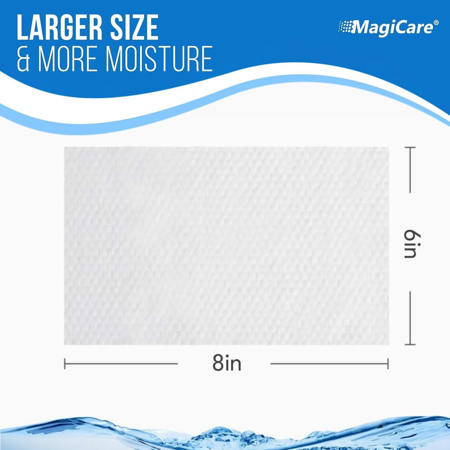 MagiCare Hand Sanitizer Wipes, Unscented, 75% Alcohol, Large Wipes - 10 Travel Packs (20ct Each, 200ct) - Travel Bag, Car, Camping