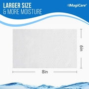 MagiCare Hand Sanitizer Wipes, Unscented, 75% Alcohol, Large Wipes - 10 Travel Packs (20ct Each, 200ct) - Travel Bag, Car, Camping