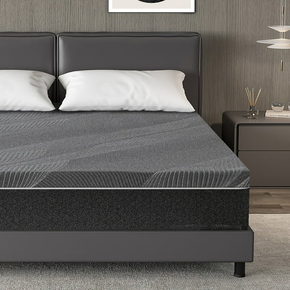 TechForma Twin Mattress 12 inch Gel Memory Foam Mattress for Pressure Relief, Medium