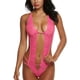 thumbnail image 2 of Lencería de mujer Sexy Deep V Body de encaje de una pieza Teddy Lingerie Babydoll S-XXL Ormromra WRMH-1092-25, 2 of 6