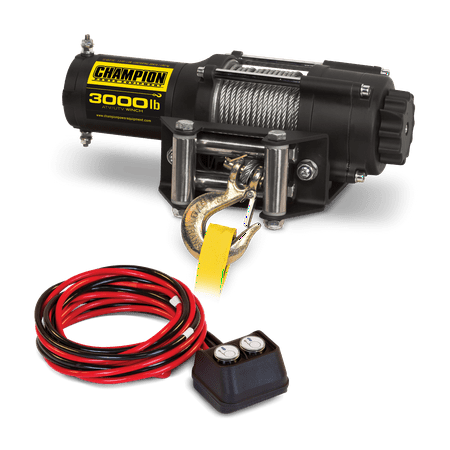 Champion Power Equipment 3000-lb. ATV/UTV Winch Kit