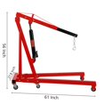 thumbnail image 3 of 2024 New 4000LB Engine Hoist with Lever, 2 Ton Folding Cherry Picker Ship Crane Engine Hoist, Heavy Duty Steel Lift Garage Workshop Auto Repair Foldable Stand 6 Caster, 3 of 7