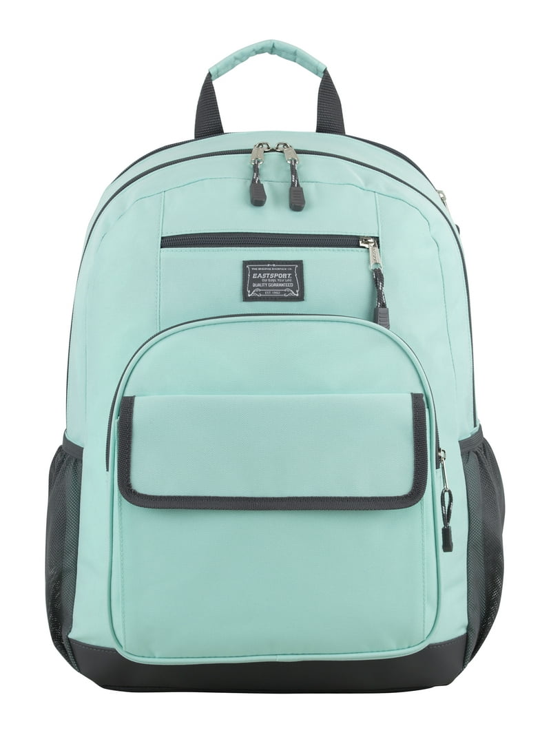 Eastsport Unisex Everyday Tech Backpack, Mint Gray - Walmart.com