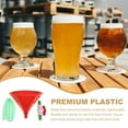 Dytern Party 1 Set Beer Funnel with Valves Plastic Beer Funnel Tube