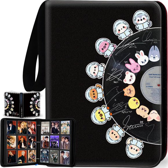Álbum archivador para tarjetas DOXUA de 1008 bolsillos, impermeable, de 9 bolsillos
