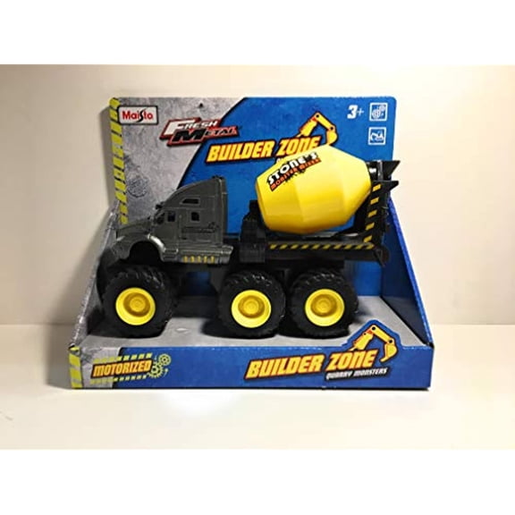 Maisto Fresh Metal Builder Zone Quarry Monsters, Cement Mixer