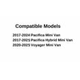 thumbnail image 4 of Tempered Driver Left Side Front Door Window Door Glass Compatible with Chrysler Pacifica / Voyager 2017-2025 Models, 4 of 7