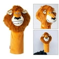 thumbnail image 4 of Funda de cabeza de Golf de felpa Animal León Club No.1 conductor cubierta protectora profesional Universal Sunnimix, 4 of 8