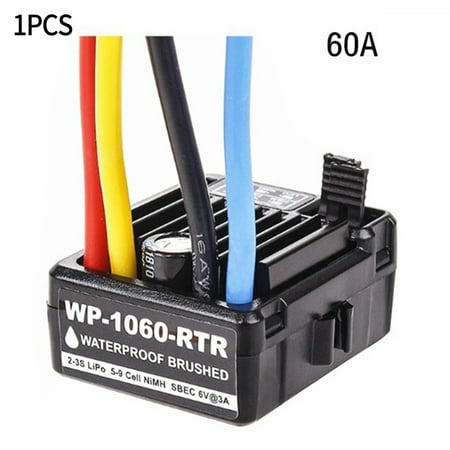 

Hobbywing QuicRun 1060-RTR 60A Brushed ESC Electronic Speed Controller