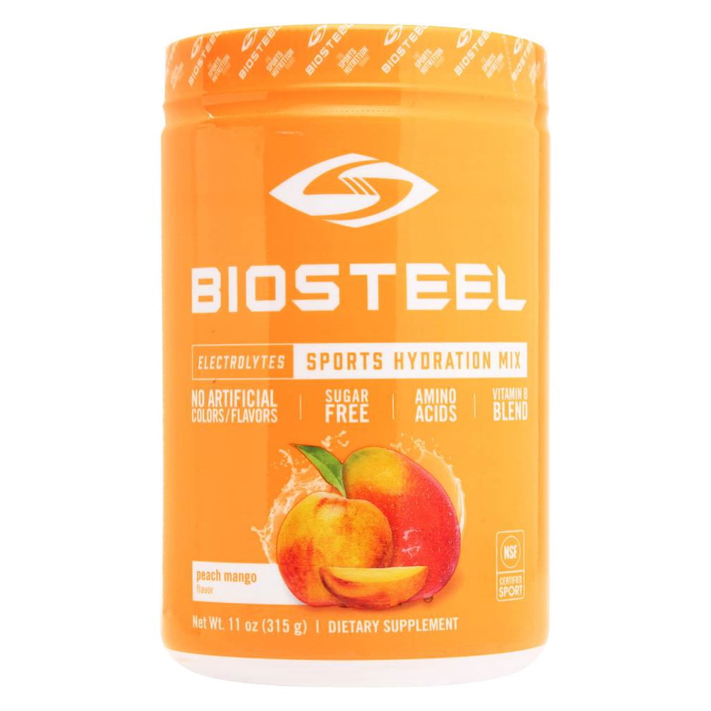 BioSteel Electrolytes Sports Hydration Mix Peach Mango 11 oz