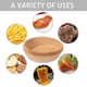 thumbnail image 4 of Batería de Cocina 100 piezas de papel desechable para freidora de aire, alfombrillas antiadherentes para barbacoa (marrón) Likrtyny Libre de BPA, 4 of 6