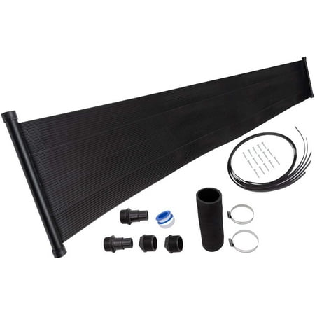 Solar Pool Heater Panel - 1 (2ft x 20ft) Collector w/Roof/Rack & Add on ...