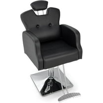 GOFLAME Barber Chair, Heavy Duty Salon Chair for Hair Stylist, 360 Degrees Swivel Hair Styling Chair with Adjustable Headrest & Seat Height, Spa Beauty Equipment for Barber Shop