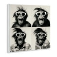 thumbnail image 4 of Stupell Industries Fun Sunglasses Monkey Animals Painting Unframed Art Print Wall Art, 12 x 12, 4 of 8