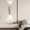 thumbnail image 2 of Aplique de Pared LED Moderno y de Travertino Amarillo Natural con Luz Hacia Arriba y Hacia Abajo para Dormitorio, Sala de Estar y Pasillo, 2 of 5