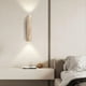 thumbnail image 2 of Aplique de Pared LED Moderno y de Travertino Amarillo Natural con Luz Hacia Arriba y Hacia Abajo para Dormitorio, Sala de Estar y Pasillo, 2 of 5