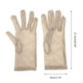 thumbnail image 3 of Unique Bargains 1 Pair Sunblock Mittens Ditsy Floral Sun Block Driving Gloves for Women Nude, 3 of 5