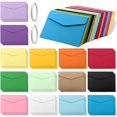 thumbnail image 1 of shiyou-70 Pcs Mini Envelopes in 14 Colours, 4.6 x 3.2 Inch Small Mixed Coloured Gift Envelopes With Stickers for Greeting Cards, Thanksgiving, Christmas, Wedding, Party Invitations, 1 of 4
