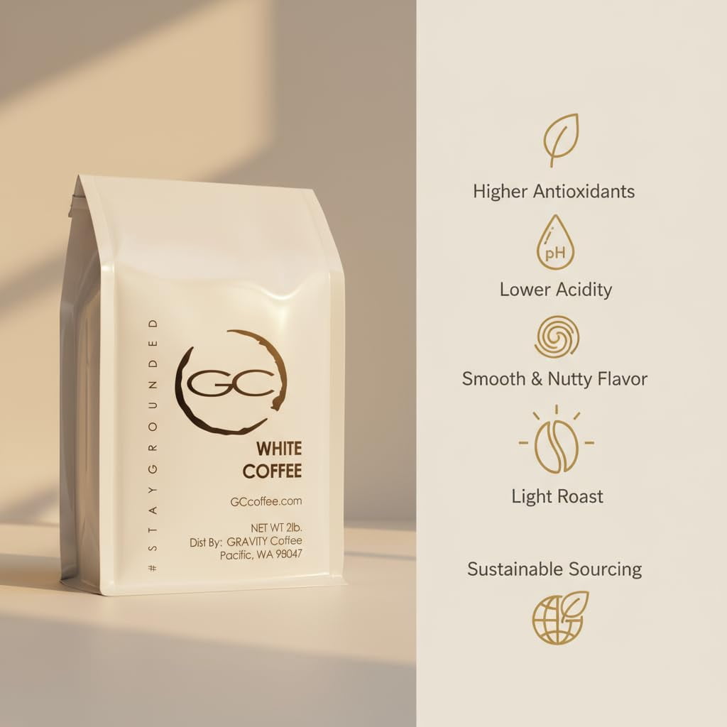 Gravity Coffee 2lb Signature Ground White Coffee