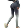 thumbnail image 4 of Women's Seamless Leggings High Waist Gym Running Yoga Pants Breathable Butt Lift Workout Tights Trousers, 4 of 6