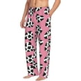 thumbnail image 6 of Lsque heart with cow Print Men's Pajama Pants, Lounge Pant - Comfortable Home Wear,Elastic Waistband, Stylish Design-X-Large, 6 of 6