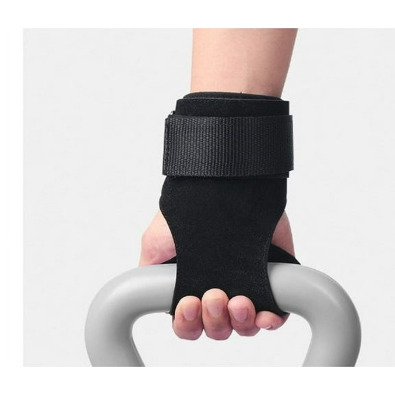 RENACLIPY BERTDOMD 1 Pair Gym Grip Gloves for Weightlifting Pull-Up Protection Sweat Absorption Ventilation Black