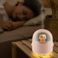 thumbnail image 4 of Cute Pet Humidifier 320ml, Mini USB Portable Cool Mist Aroma Diffuser with Night Light, Quiet Operation and Auto Shut Off, Small Desk Humidifier for Bedroom Office Kids Room Travel Gift, 4 of 5