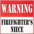 thumbnail image 2 of CafePress - Firefighter Warning Niece Infant Bodysuit - Baby Light Bodysuit, Size Newborn - 24 Months, 2 of 4