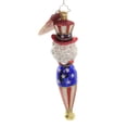 thumbnail image 2 of Seasonal Santa Ornament Star Stripe Flag Santa 1020342, 2 of 3