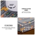 thumbnail image 5 of Btargot Dinosaur Zipper Comforter Set Twin for Boys Glow-in-the-Dark Plush Dino Pattern Bedding Set, 5 of 12