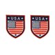 thumbnail image 1 of Levviye 2 parches termoadhesivos de fanático USA 2026 de fútbol, 1 of 4