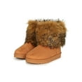 thumbnail image 5 of Mata Round Toe Fluffy Faux Fur Cuff Bootie 20434, 5 of 6