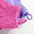 thumbnail image 7 of GIXUSIL 12 Pcs Exfoliating Shower Bath Gloves for Shower,Spa,Massage and Body Scrubs,Dead Skin Cell Remover Soft and Suitable for Men,Women and Children(Multi-Color), 7 of 7