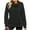 Black, variant on Spring Fashion!DianGeFu Tops for Plus Size Womens Winter Layers with Holiday Save Up under 50%,Fashion Women's Casual Long Sleeve Turtleneck Ladies Solid Zipper Tops Blouse,Wine,XXL