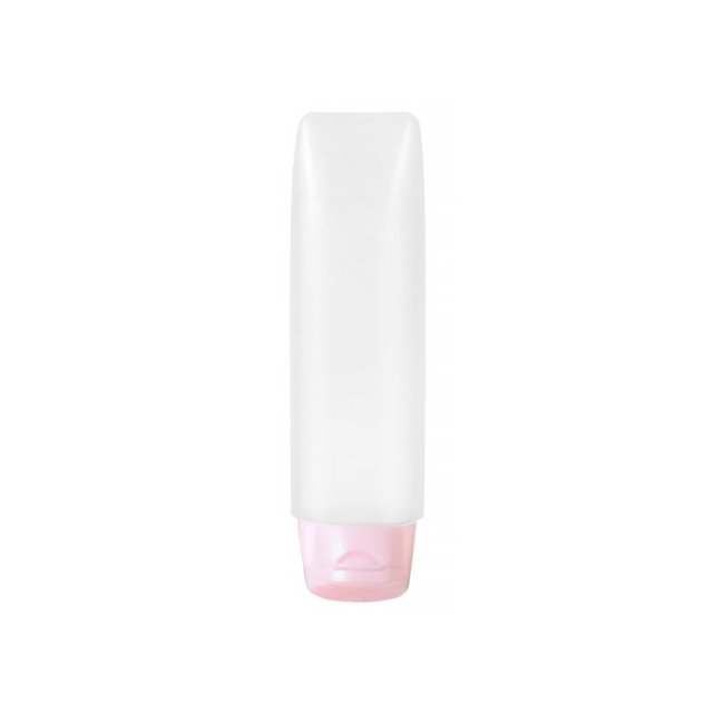 Viaje exprimido botella ducha gel de dientes pasta de dientes contenedor recargable impermeable bolsillo aplastable dispensador tubo accesorios 30ml rosa Eigraketly HA059164-02