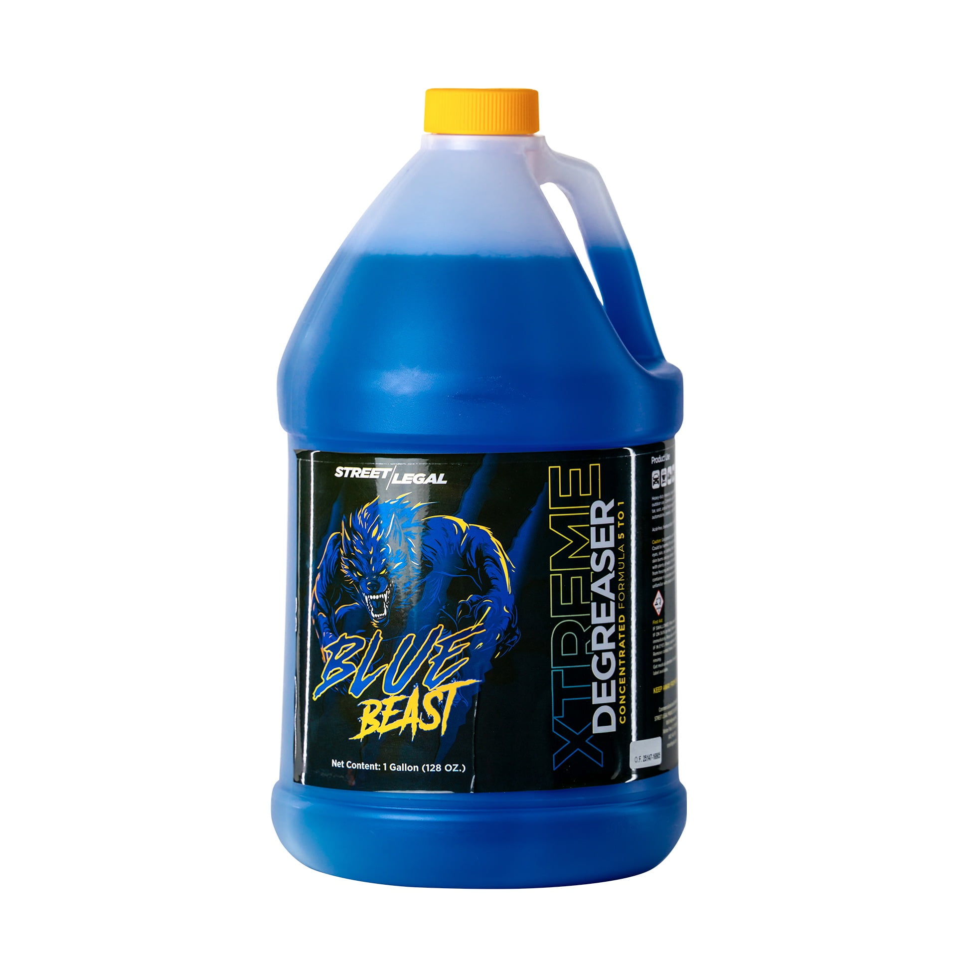Street Legal Blue Beast Xtreme Degreaser – Heavy-Duty Concentrated Industrial Cleaner & Engine Degreaser, Fast-Acting Formula, 1 Gallon