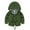 Army Green, variant on Esaierr 3-10 Years Old Boys Girls Hooded down Jacket Coats for Baby Toddler,Thin Section Hoodie Winter Coats Jacket,Long Sleeved Zipper Button Cardigan Jacket Tops