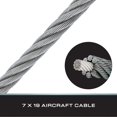 thumbnail image 2 of Acoplamiento de cables galvanizado 50090, rollo de 6,35 mm x 15 m, 2 of 6