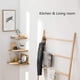 thumbnail image 3 of Estante de esquina flotante de roble rústico con extremo redondeado para altavoces, libros, decoración y baño, madera de roble, roble,, 3 of 4