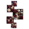 thumbnail image 3 of Designart "Renaissance Victorian Reimagined VI" Floral Wall Art Set Of 5 - Red Cottage Wall Living Room Decor Set, 3 of 6